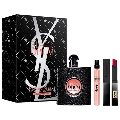 ysl gift pack red and black|ysl perfume sets.